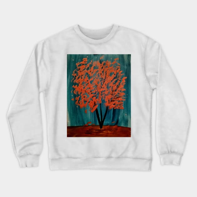 A single tree all alone even if it is broken is still able to grow Crewneck Sweatshirt by kkartwork